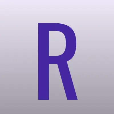 RM, магазин полезных продуктов, лого-визитка